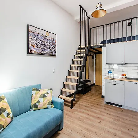 Loft Center Apartments- Parking, Wifi, 24h Check-in Wrocław