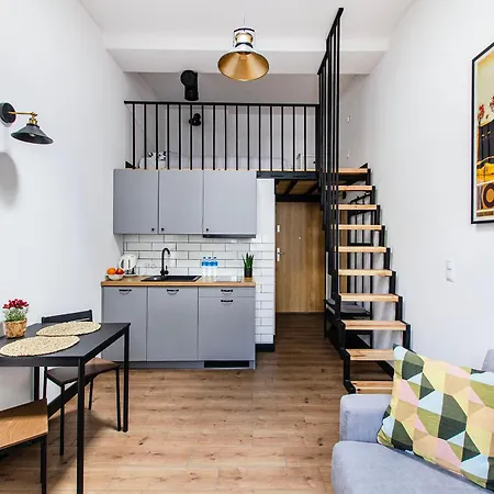 Apartment Loft Center Apartments- Parking, Wifi, 24h Check-in
