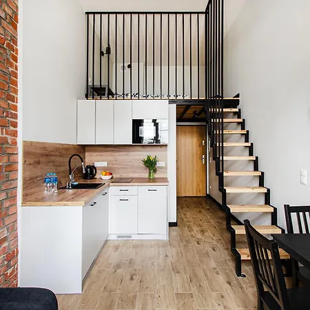 Apartament Loft Center Apartments- Parking, Wifi, 24h Check-in Wrocław